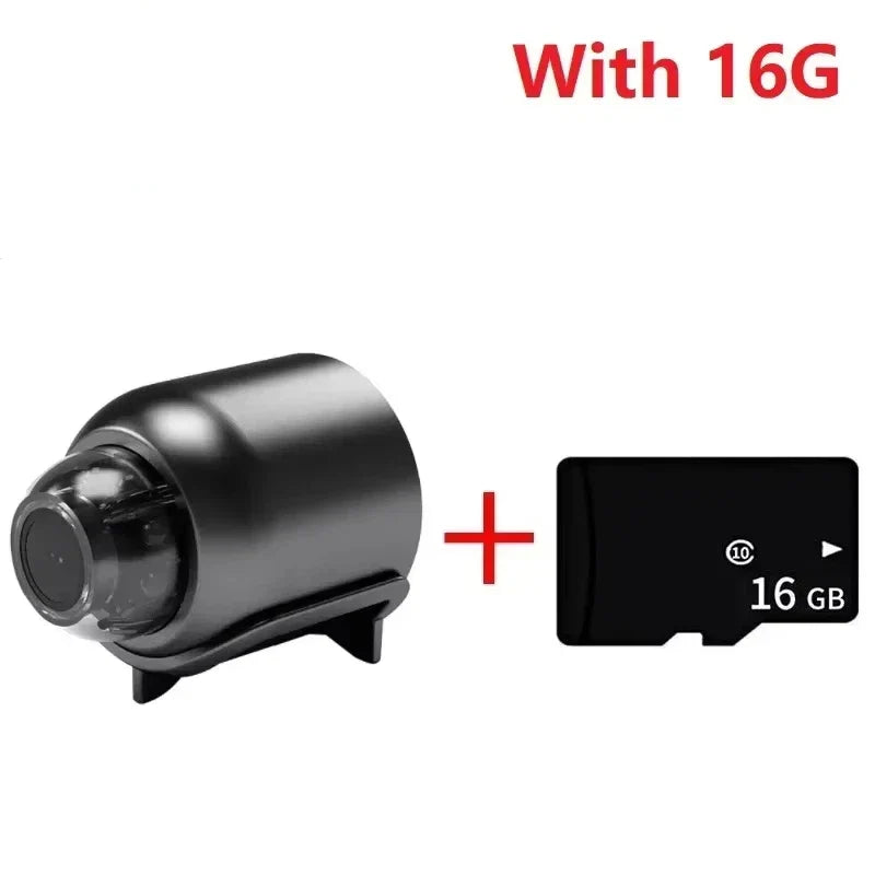 Smart Home Security Camera Small CCTV Night Vision Motion Detection Alarm Monitor