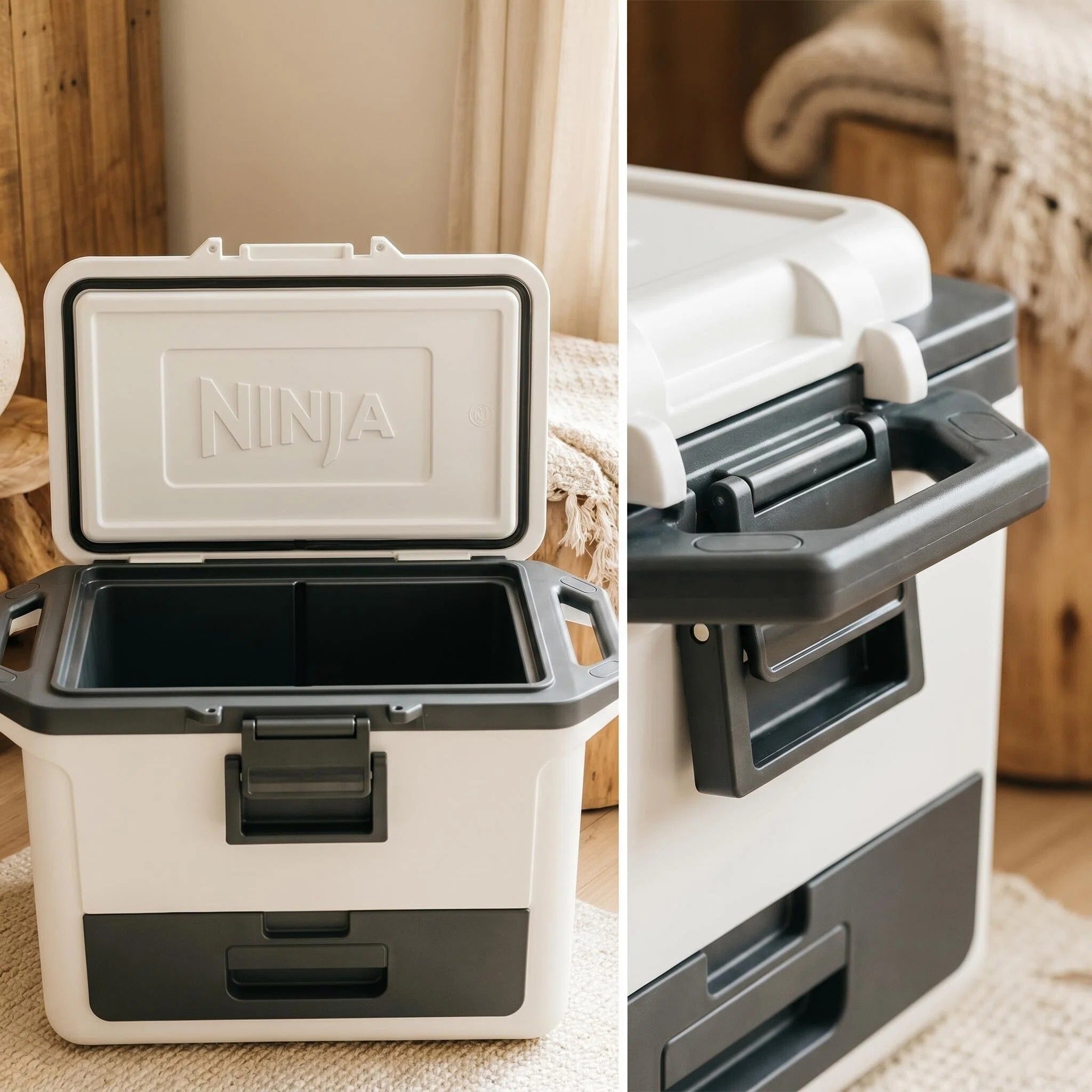 Long-Lasting Chill Cooler with Storage Drawer, Ice Retention Hard Cooler