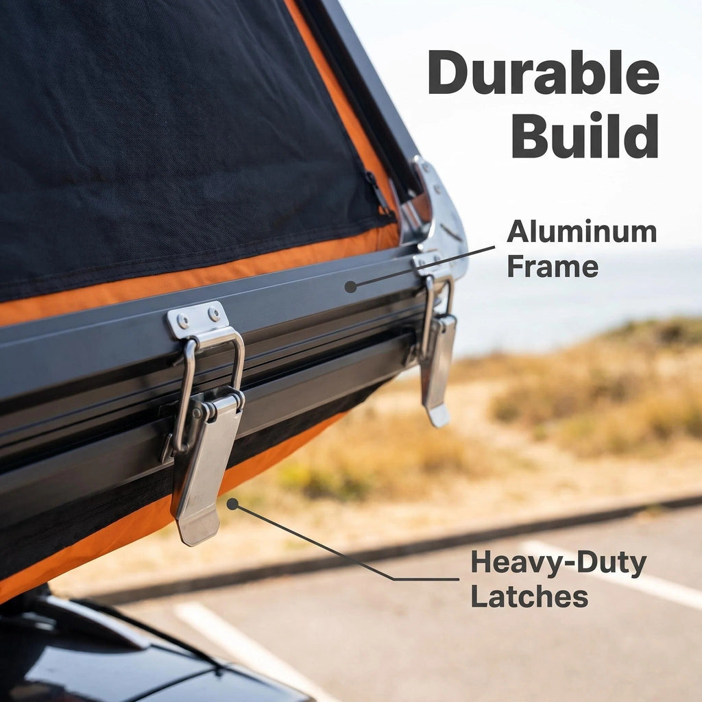 Soft Shell Rooftop Tent, Waterproof Car Roof Tent with Ladder for Camping