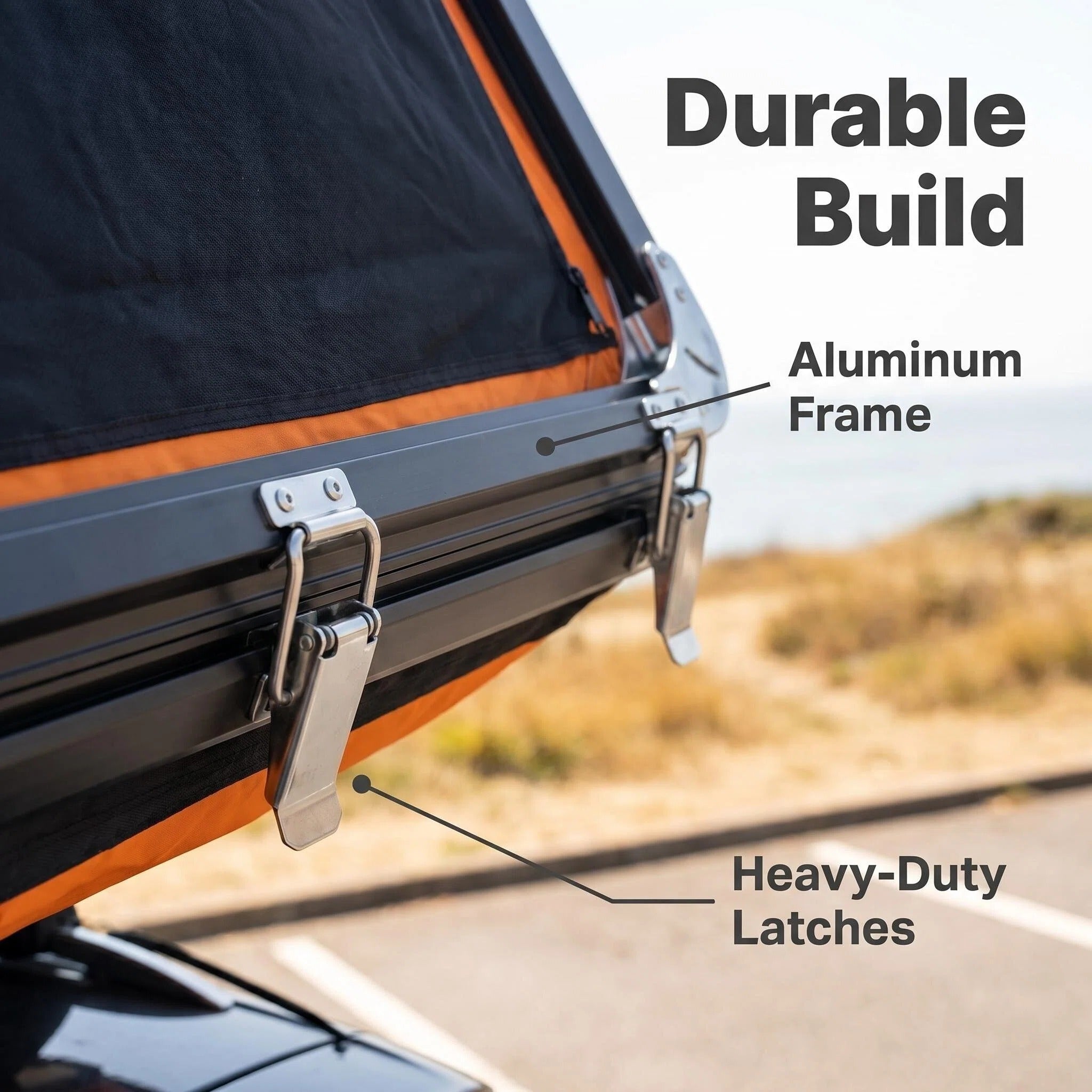 Soft Shell Rooftop Tent, Waterproof Car Roof Tent with Ladder for Camping