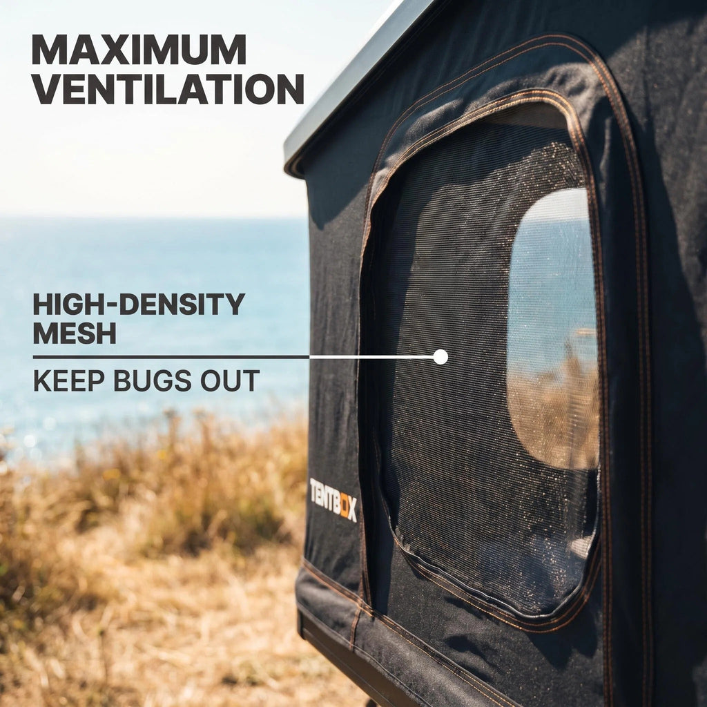Soft Shell Rooftop Tent, Waterproof Car Roof Tent with Ladder for Camping